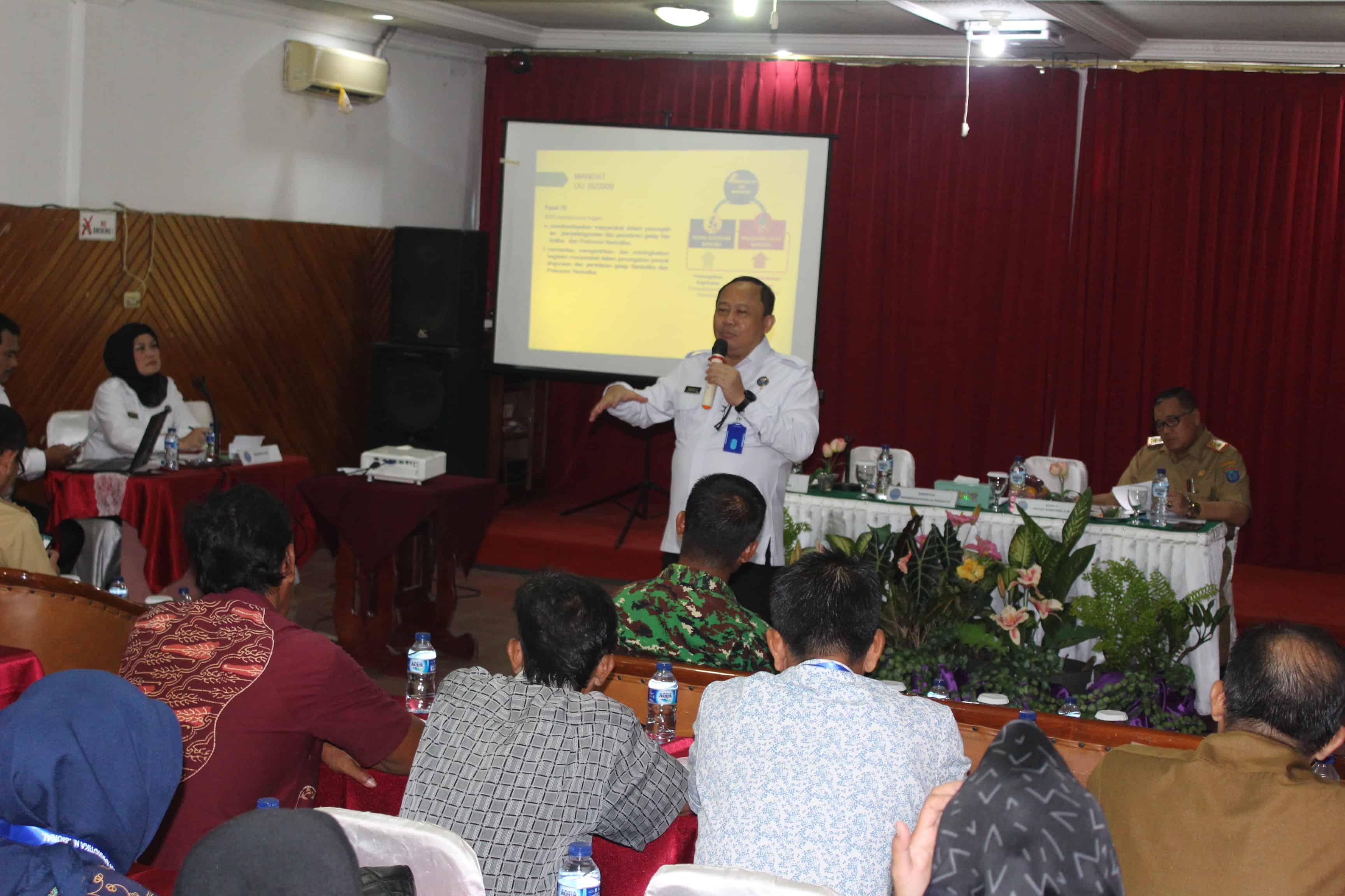 Direktur Pemberdayaan Alternatif BNN Melakukan Rapat Kerja dengan stakeholder di OKI