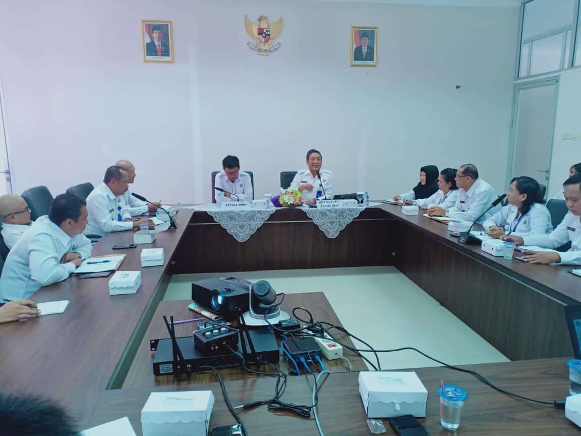 Taklimat Awal Audit di BNN Provinsi Kalimantan Tengah