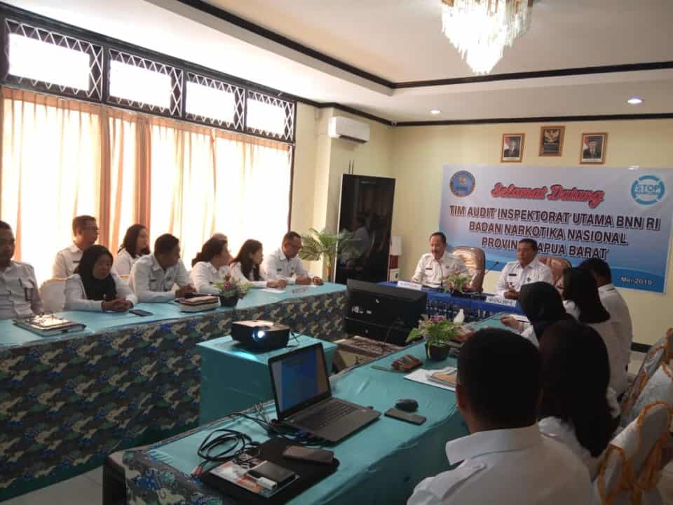 Audit TA. 2018 di BNNP Papua Barat
