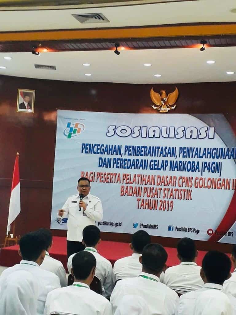 Sosialisasikan P4GN Kepada CPNS, BPS Harapkan Generasi Muda Anti Narkoba Di Lingkungannya