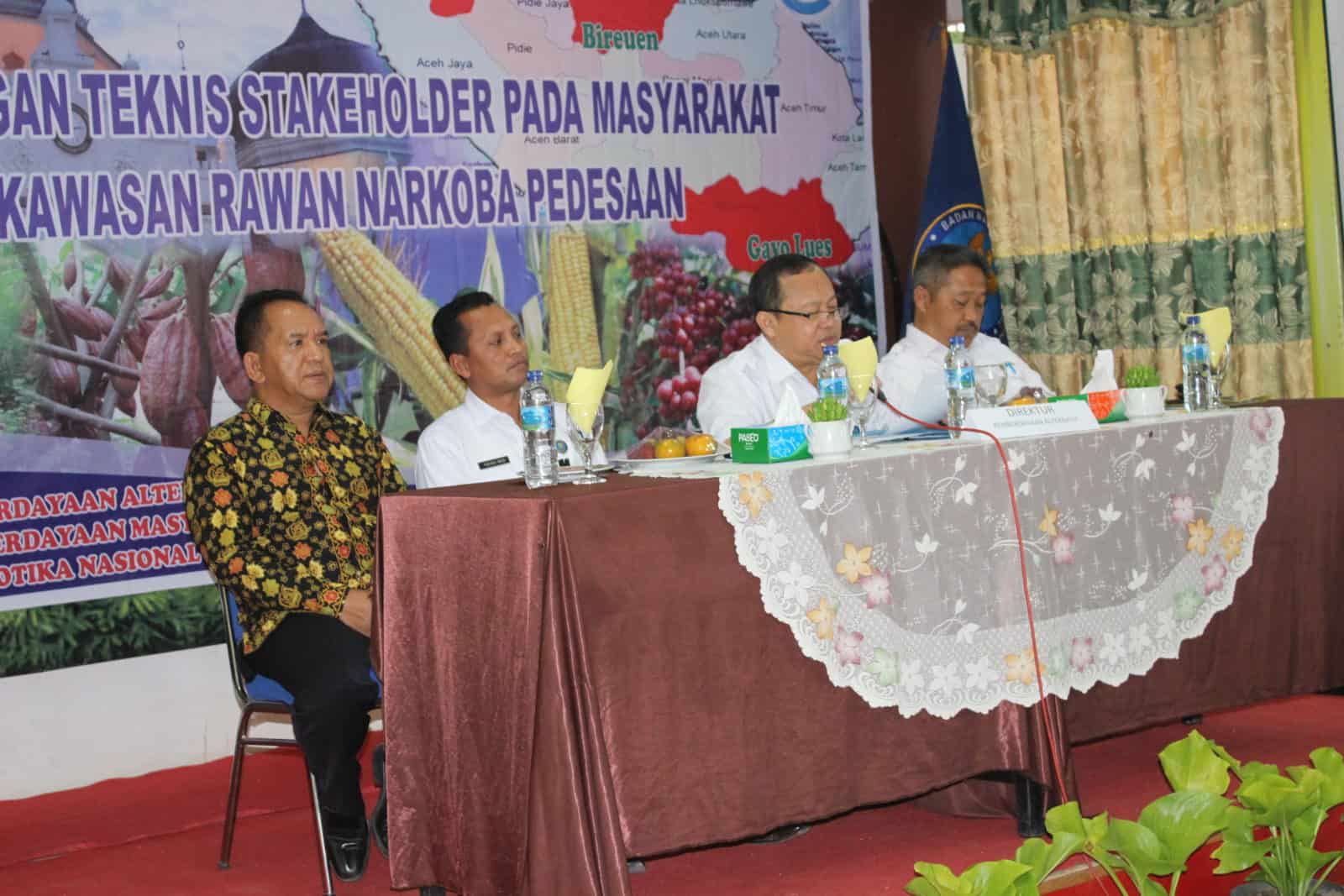 Bimtek stakeholder pada masyarakat kawasan rawan narkoba