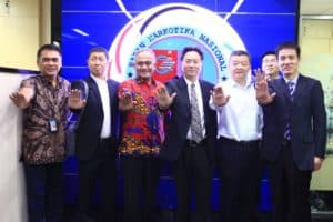 Kunjungi Kantor BNN, Sekjen NNCC Cina Terkesan dengan Social Media Center