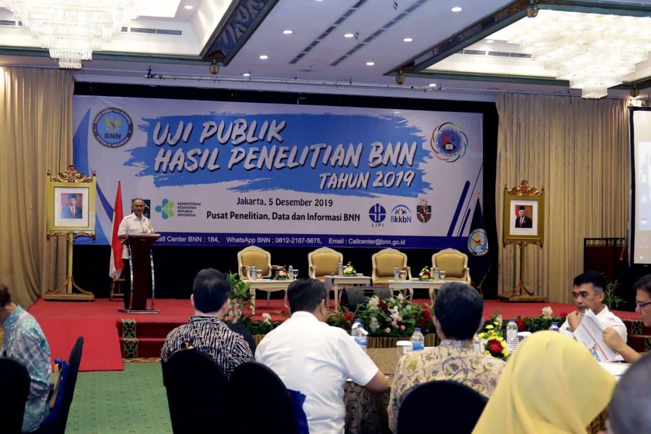 Kepala BNN Buka Acara Uji Publik Penelitian P4GN Tahun 2019