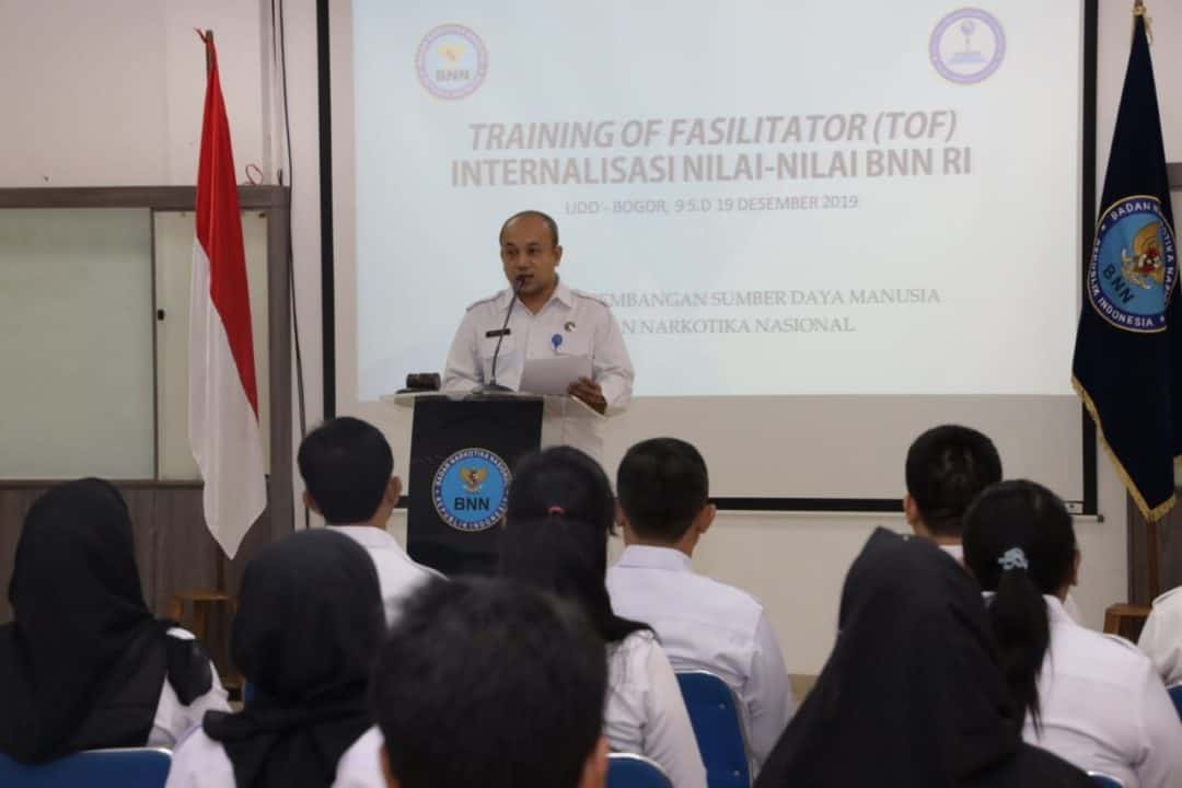 Pelatihan Training Of Fasilitator Wujudkan Pegawai BNN Yang Berkarakter Dan Profesional