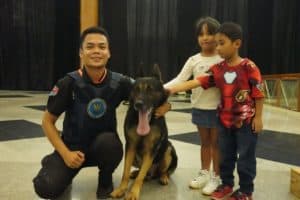 Aksi Keren Dari Si Ganteng “BOY dan ZUBU” Pukau Pengunjung Homeland Security Expo