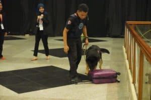 Aksi Keren Dari Si Ganteng “BOY dan ZUBU” Pukau Pengunjung Homeland Security Expo