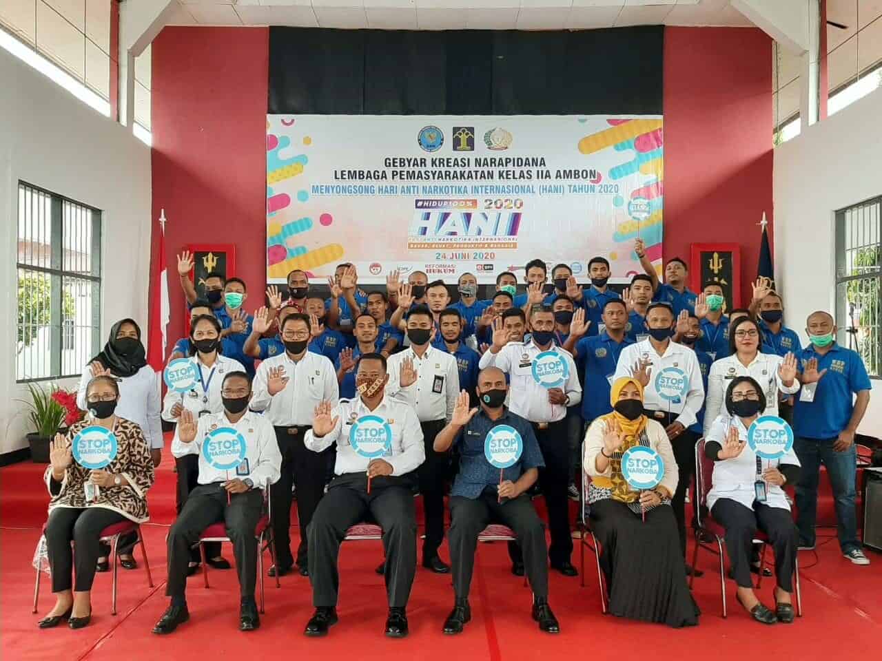 Gelar Acara Gebyar Kreasi Narapidana, Lapas Kelas IIA Ambon Turut Peringati HANI Tahun 2020