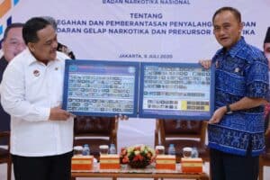 BNN RI dan BP2MI Tandatangani MoU tentang Upaya P4GN dan Perlindungan Terhadap Pekerja Migran Indonesia