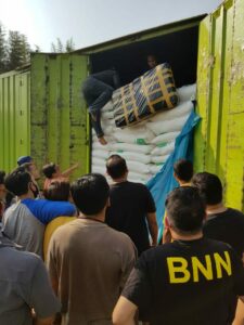 Tim Gabungan BNNP Banten dan Polda Banten Amankan 150 Kg Ganja Asal Aceh