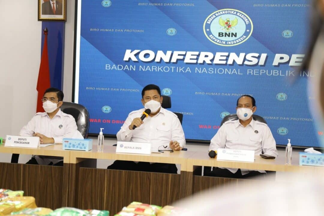 BNN Ungkap Sindikat Narkoba Internasional di Sumsel dan Aceh