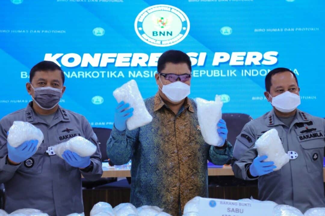 BNN Gagalkan Peredaran 466,19 Kg Sabu