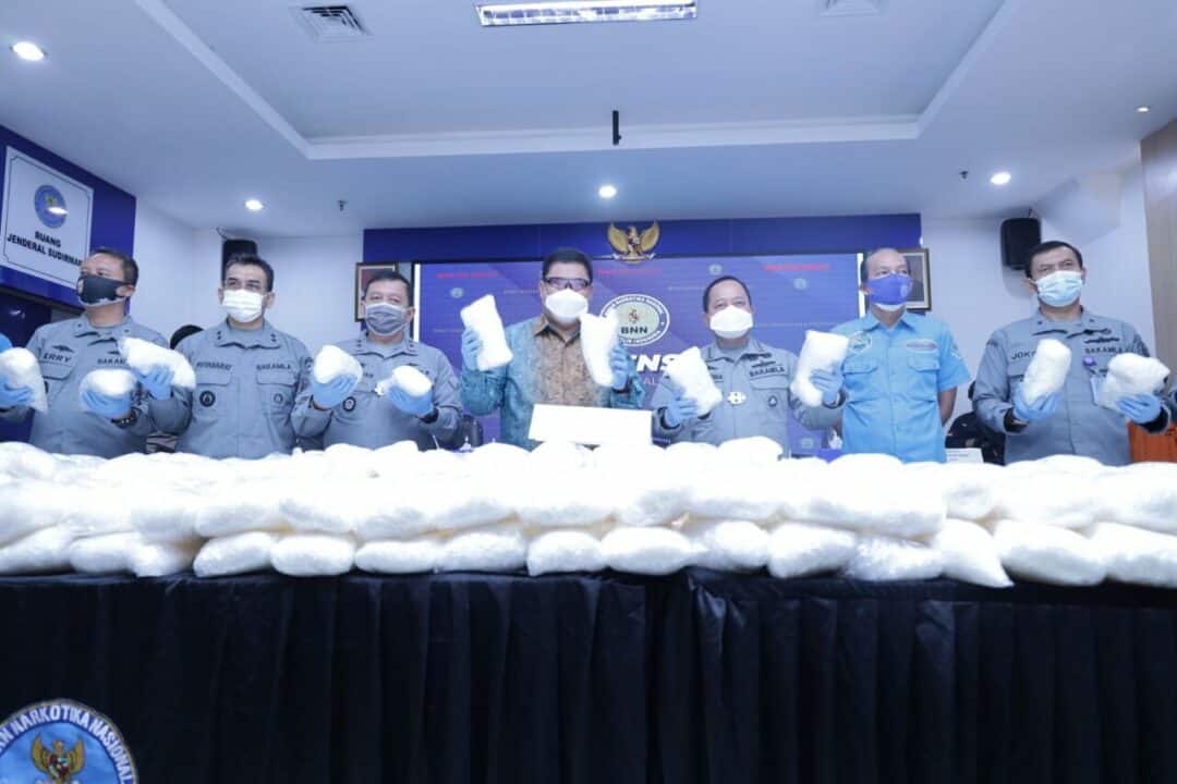 BNN Gagalkan Peredaran 466,19 Kg Sabu
