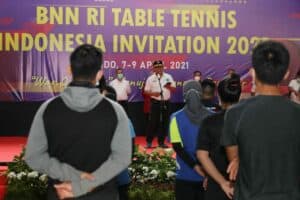 Gerakan P4GN Melalui Table Tennis Indonesia Invitation 2021