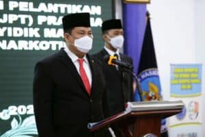 Dr. Petrus Reinhard Golose Lakukan Rotasi dan Promosi Sembilan Pejabat BNN RI