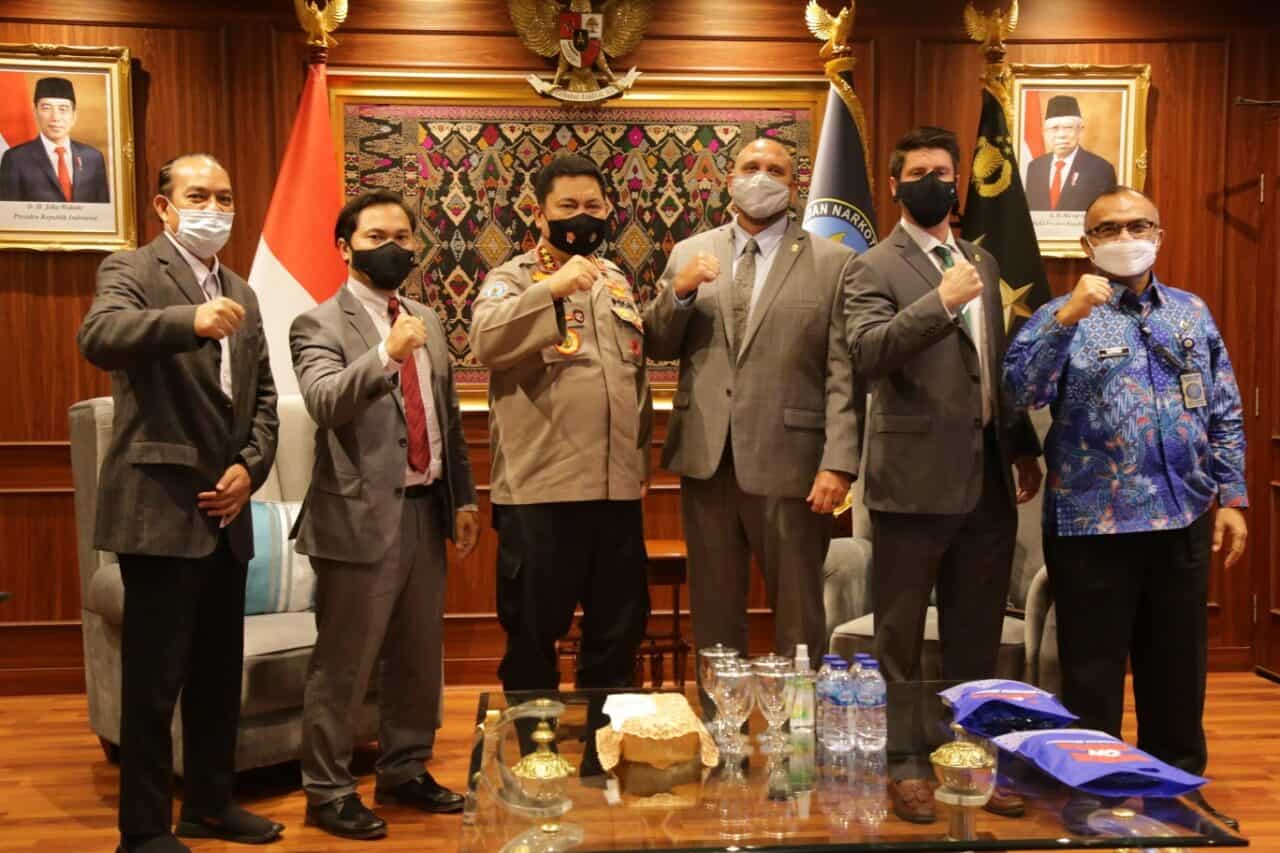 Kunjungi BNN, US-DEA Berikan Dukungan dan Siap Perkuat Kerja Sama