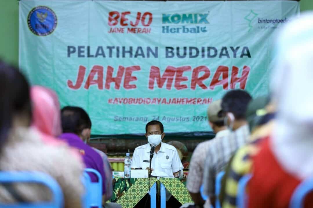 BNN RI Bersama PT. Bintang Toedjoe Mengadakan Pelatihan Budidaya Jahe Merah