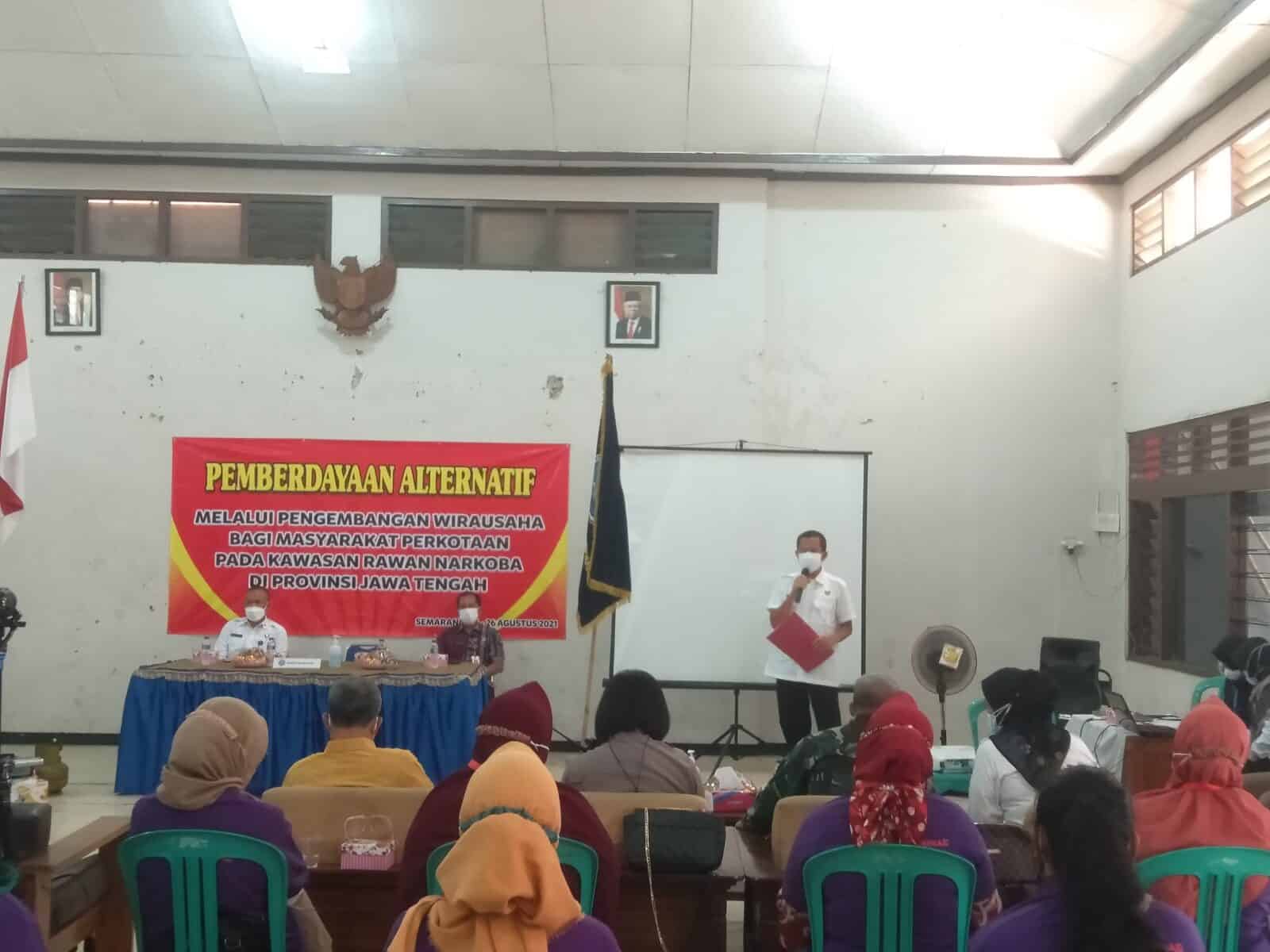 Pemberdayaan Alternatif melalui Pengembangan Wirausaha bagi Masyarakat Perkotaan Rawan Narkoba di Provinsi Jawa tengah