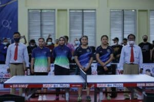 Berhasil Lolos, Bali – Bandung Bertemu Di Final Dalam Laga SOD Woman’s Doubles Table Tennis