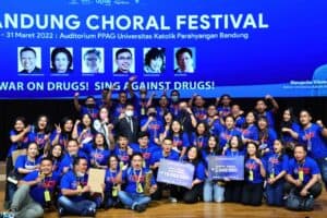 Resmi Ditutup, Bandung Choral Festival Gemakan Pesan Anti Narkotika