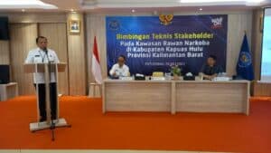 Bimbingan Teknis Stakeholder Pada Masyarakat Kawasan Rawan Narkoba di Provinsi Kalimantan Barat