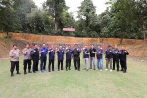 Memperkuat Sinergi, BNN RI dan Polri Latihan Nembak Bersama