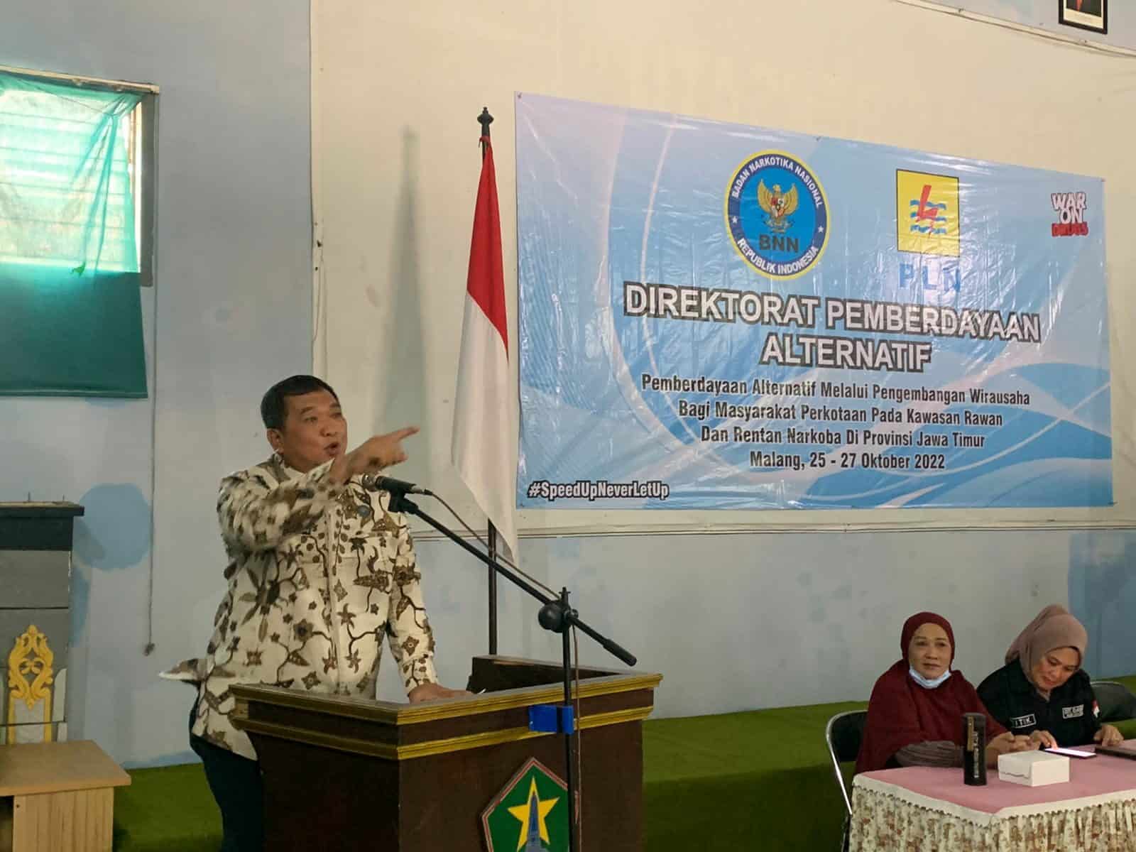 Direktur PLRKM Wakili Kepala BNN RI Berikan Materi pada Webinar Festival Pelajar Nusantara