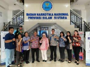 BNN RI Laksanakan Monitoring dan Evaluasi (Monev) Kebijakan Kota Tanggap Ancaman Narkoba di Provinsi Sulawesi Utara