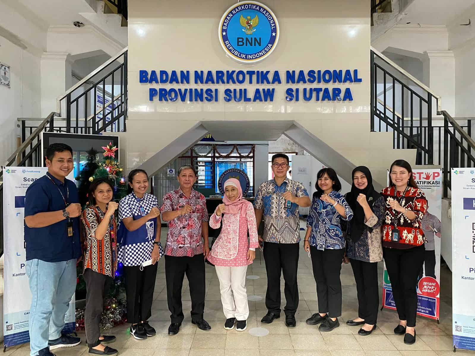 BNN RI Laksanakan Monitoring dan Evaluasi (Monev) Kebijakan Kota Tanggap Ancaman Narkoba di Provinsi Sulawesi Utara