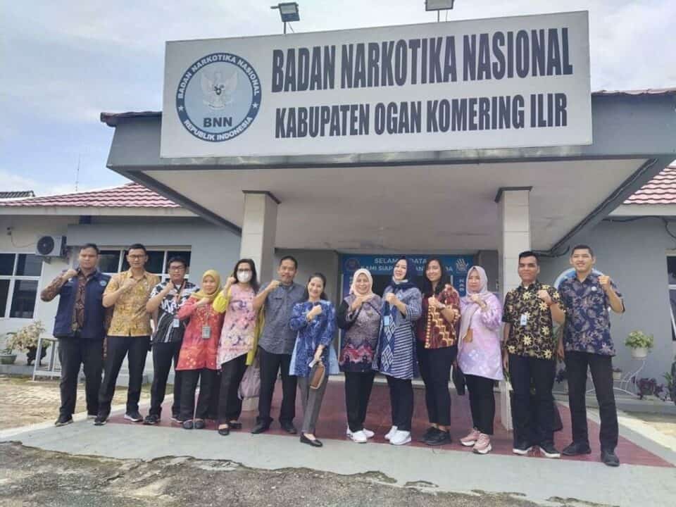 BNN RI Laksanakan Monitoring dan Evaluasi (Monev) Kabupaten/Kota Tanggap Ancaman Narkoba di Sumatera Selatan