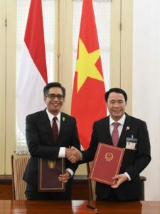BNN RI Teken MoU Dengan MPS Vietnam di Istana Bogor