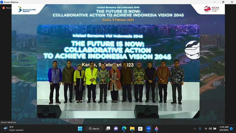 Undangan Acara Visi Indonesia 2045 dengan tema “The Future is Now
