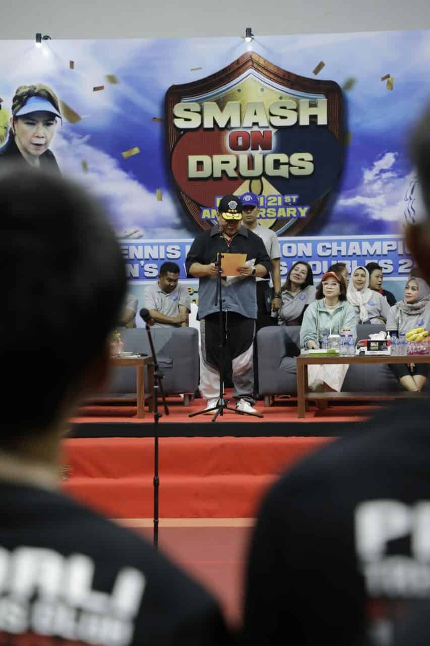 KEPALA BNN RI TUTUP GELARAN SMASH ON DRUGS BNN RI 21ST ANNIVERSARY CHAMPIONSHIP