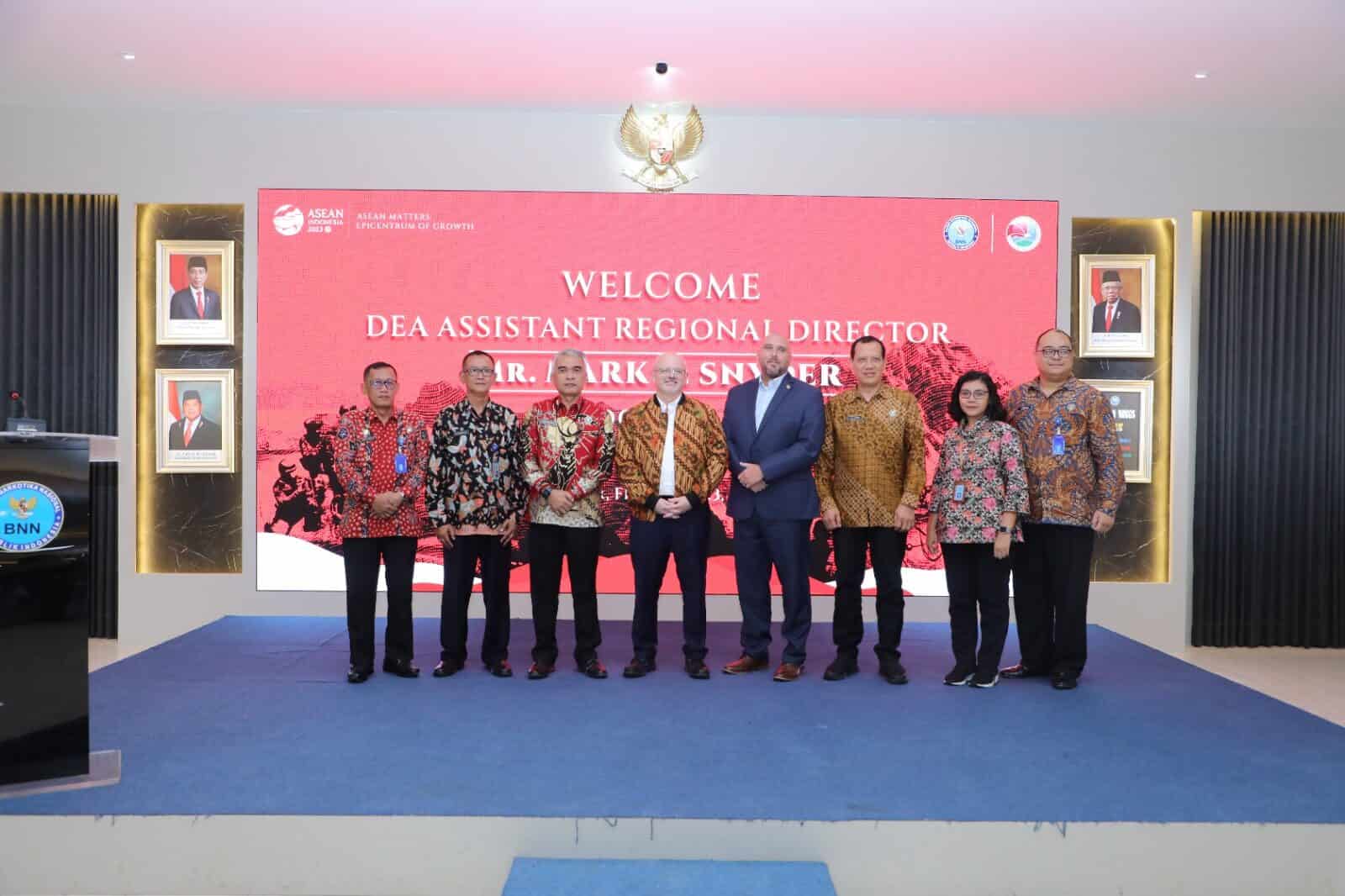 BNN RI Sambut Kunjungan Kerja Dea Di Balai Besar Rehabilitasi BNN LIDO