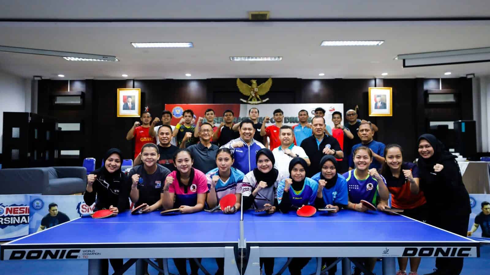 Jalin Silaturahmi, Kepala BNN RI Gelar "Halalbihalal Cup" Bagi Atlet Nasional Tenis Meja