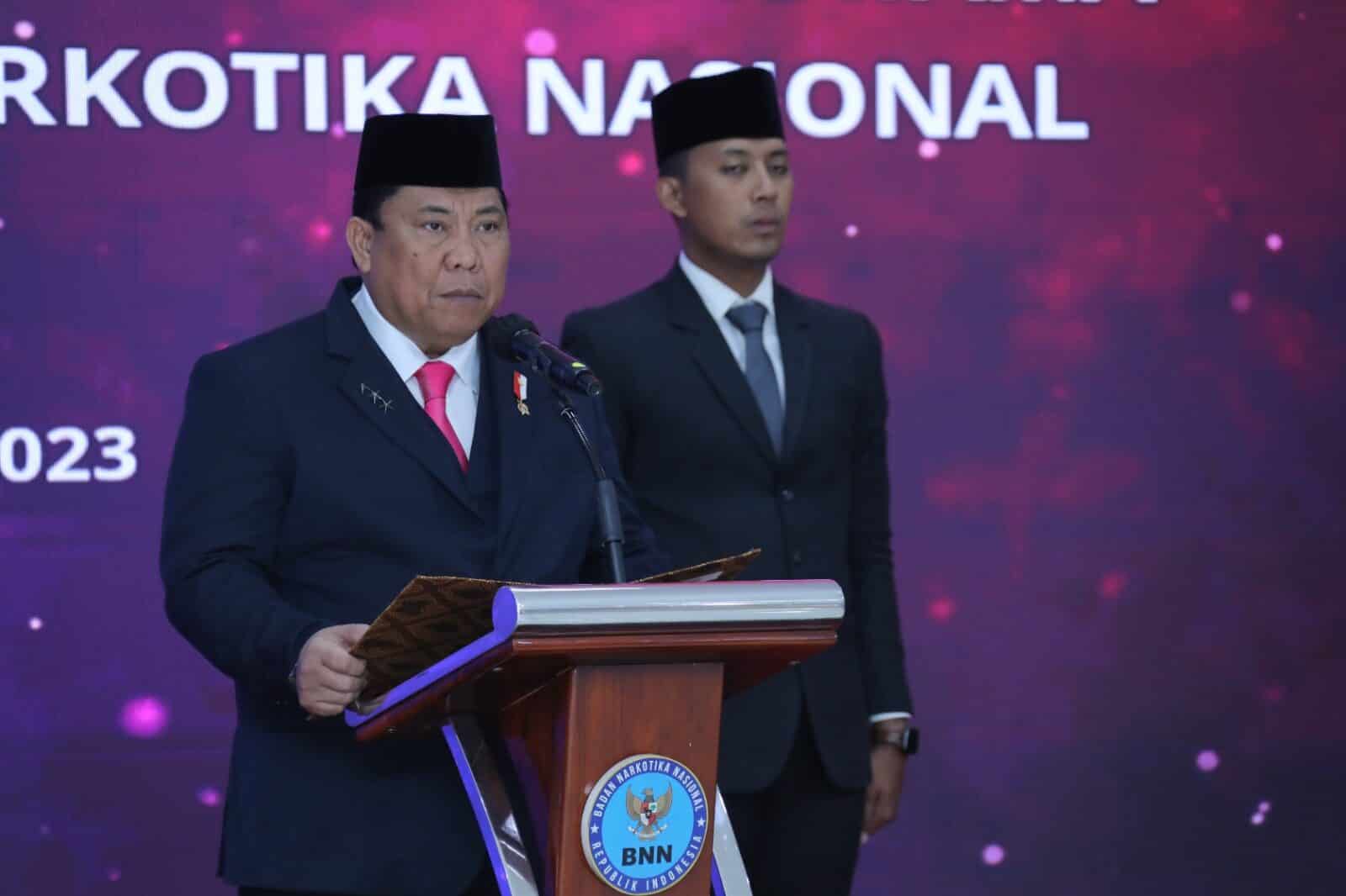 Lantik Pejabat Baru, Kepala BNN RI : Segera Lakukan Akselerasi Dalam Upaya P4GN