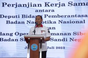 BNN RI-BSSN RI Kerja Sama Penanganan Cyber Narcotism
