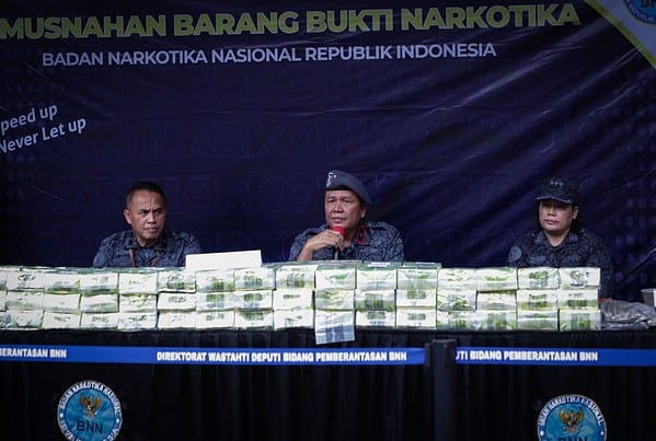 BNN Indonesia narkoba pemberantasan