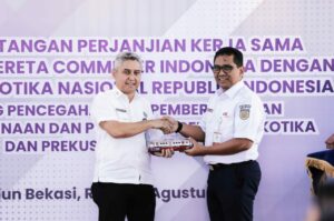 Tanda Tangani Perjanjian Kerja Sama BNN - KCI Wujudkan Indonesia Bersinar