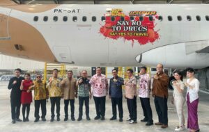 Dukung Pencegahan Narkoba, PT Lion Air Group Resmikan Peluncuran Stiker "WAR ON DRUGS" Special Livery