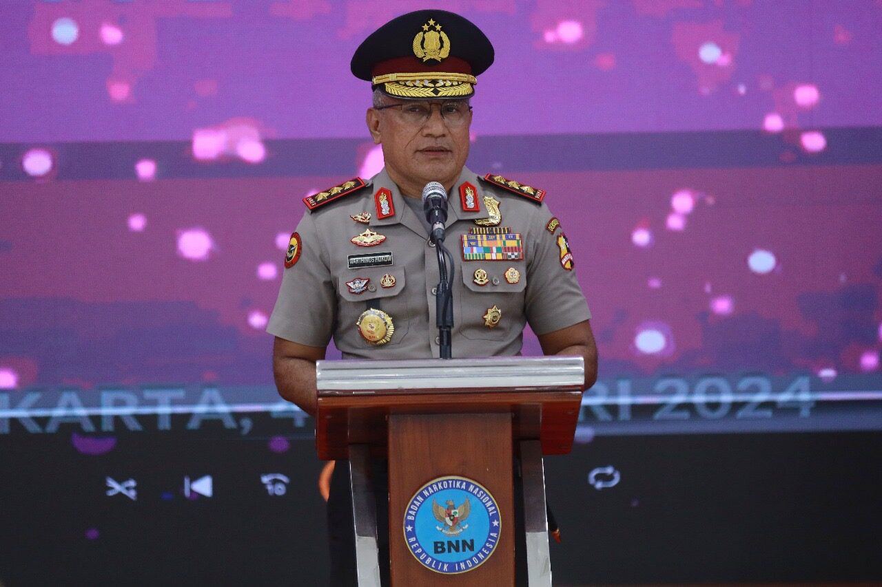 Kepala BNN RI Memimpin Upacara Korps Raport Anggota Polri Penugasan Khusus Di BNN