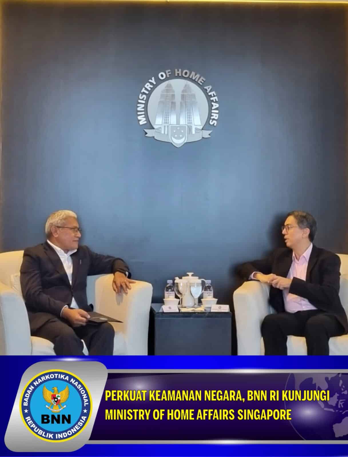 PERKUAT KEAMANAN NEGARA, BNN RI KUNJUNGI MINISTRY OF HOME AFFAIRS SINGAPORE