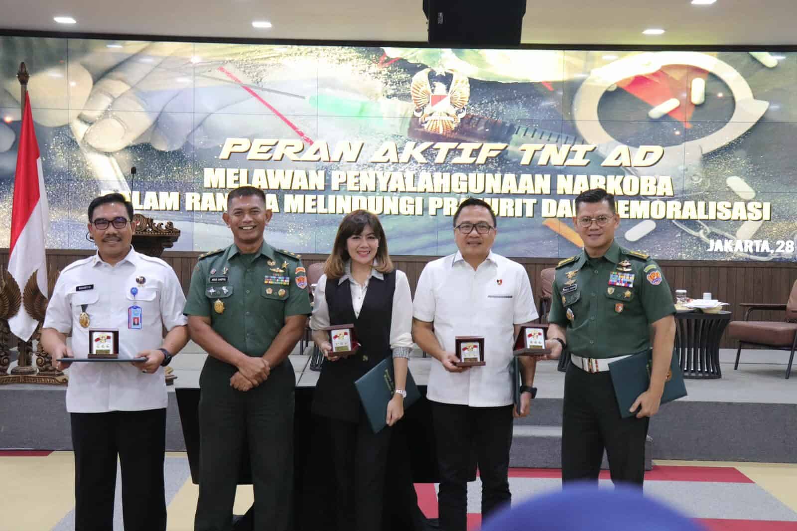 Deputi Pencegahan Ajak Prajurit TNI Aktif Dalam Upaya Pencegahan Penyalahgunaan Narkoba”