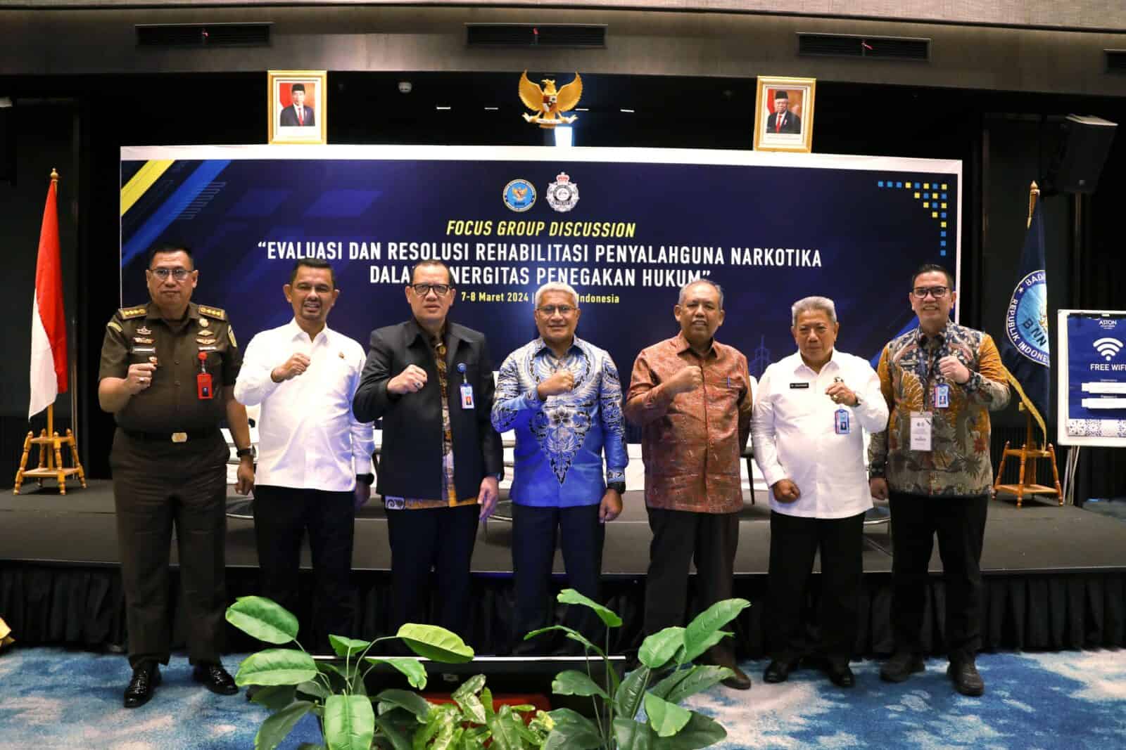 GELAR FGD, BNN BAHAS TANTANGAN DAN HAMBATAN SINERGITAS APH DALAM PENANGANAN KASUS NARKOTIKA