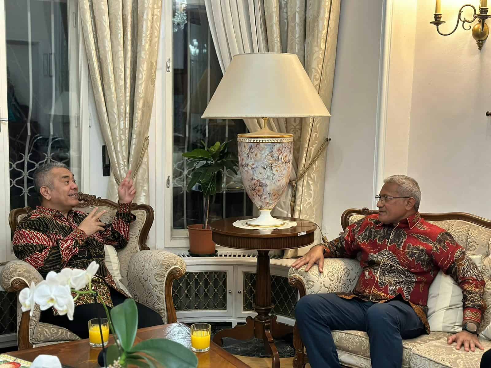 JELANG PERTEMUAN CND, KEPALA BNN RI DISAMBUT HANGAT DUBES RI UNTUK AUSTRIA