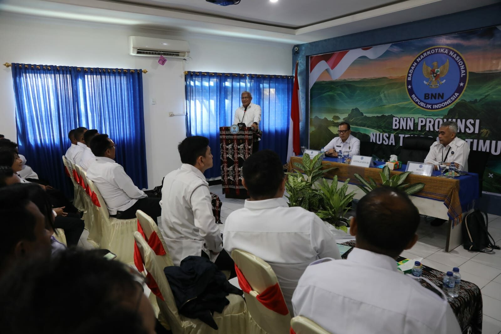 TIBA DI BUMI FLOBAMORATA, KEPALA BNN RI SAMBANGI JAJARAN DI BNN PROVINSI NTT