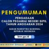 Pengumuman Pengadaan CPNS BNN TA 2024