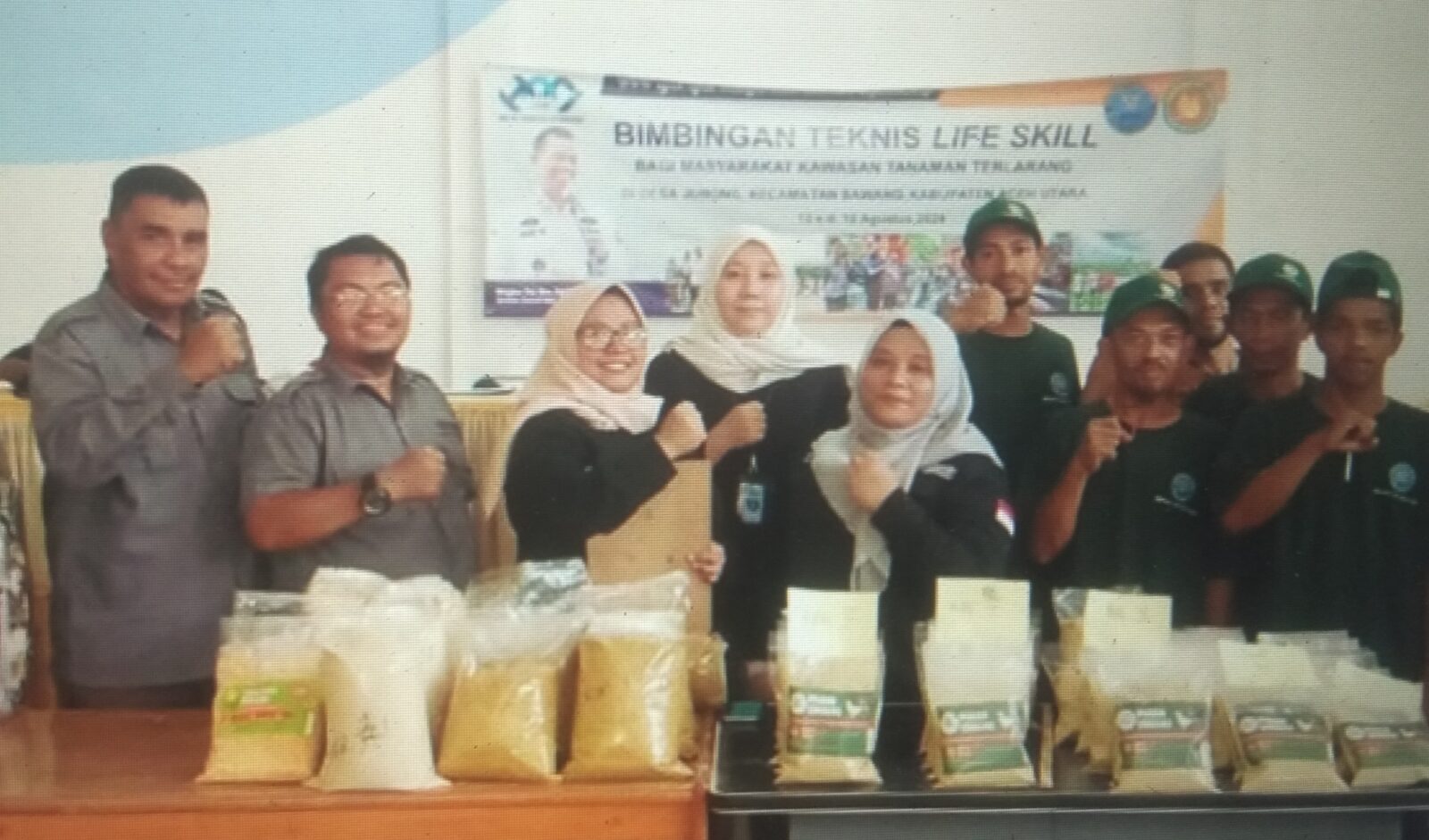 Bimbingan Teknis Life Skill pada Masyarakat Kawasan Rawan Narkoba di Kabupaten Aceh Utara, Provinsi Aceh