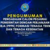 Pengumuman Pengadaan Pegawai Pemerintah Dengan Perjanjian Kerja Formasi Tenaga Teknis dan Tenaga Kesehatan BNN T.A. 2024