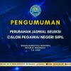 Pengumuman Perubahan Jadwal Seleksi CPNS BNN Tahun 2024