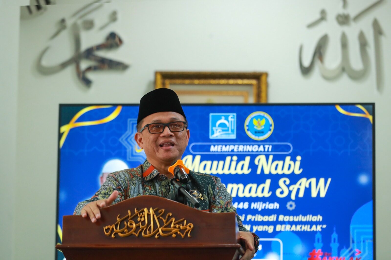 PERINGATAN MAULID NABI: MENELADANI PRIBADI RASULULLAH, MENJADI INSAN BNN YANG BERAKHLAK